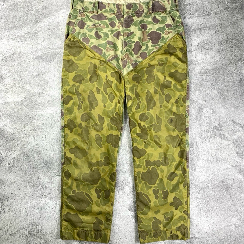 Vintage 1970’s-1980’s DuxBak Duck Camo Brush Pants