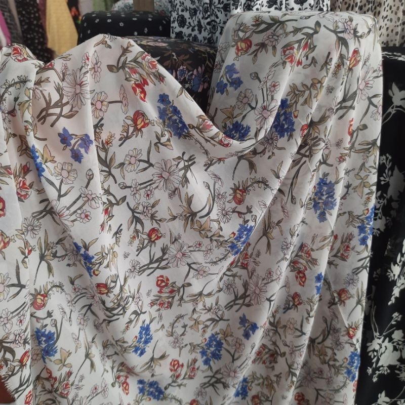 kain ceruti motif | Harga/0,5 m | kain ceruti meteran | bahan ceruti motif bunga | kain ceruty motif