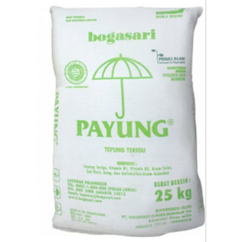 

Tepung terigu Payung 1kg.