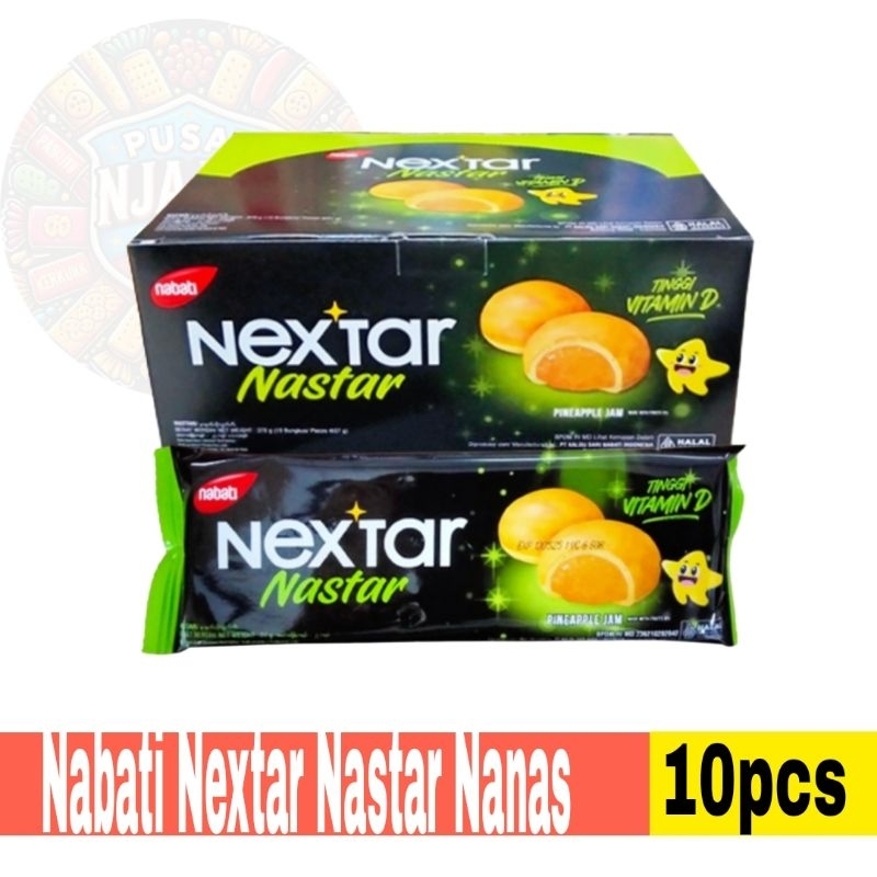 

Nabati Nextar Nastar Nanas 27gr Box isi 10 pcs