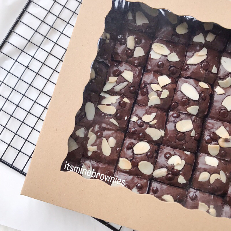 

Brownies Sekat | Fudgy brownies | brownis sekat | Bronis coklat size 22x22