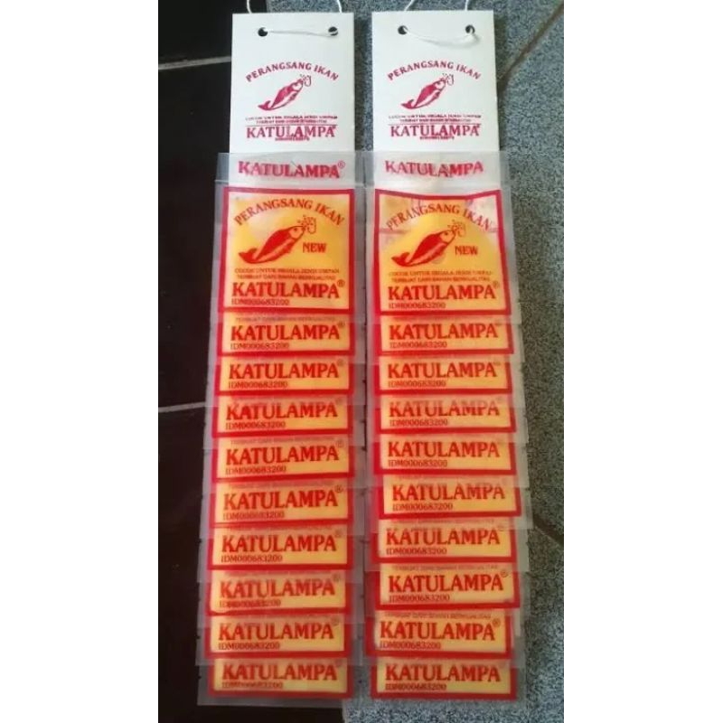 10 Pcs Grosir KATULAMPA Perangsang Ikan Wisman - Umpan Pancing Ikan