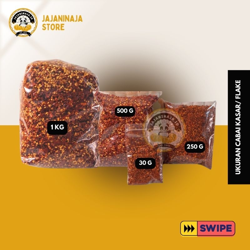 

Cabe Cabai Flake Kasar Cabai Bubuk Chili Oil HALAL