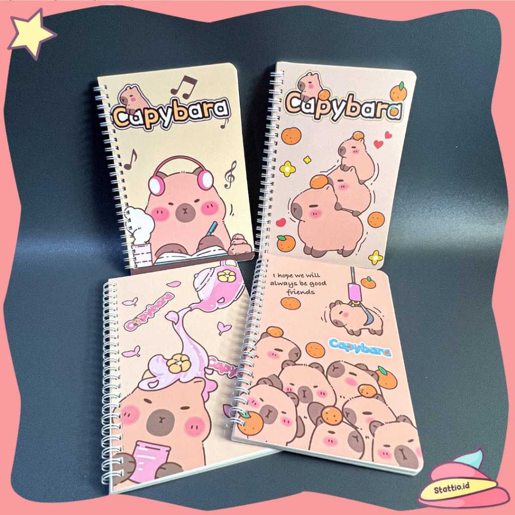 

Notebook Spiral A5 Capybara Diary Aesthetic Buku Jurnal Buku Catatan Buku Note