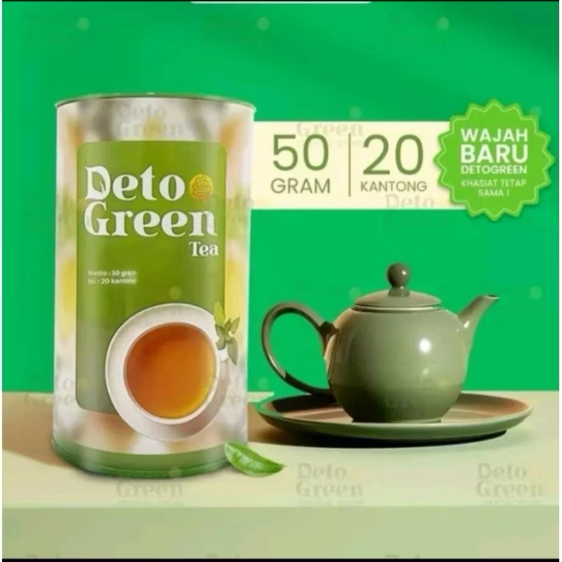 

Deto Green Teh detox sistem pembersih usus