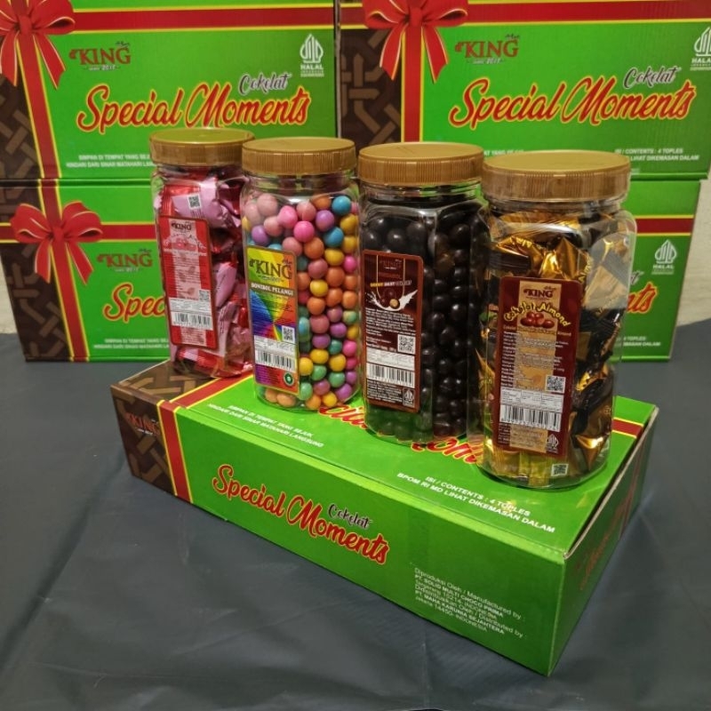 

COKLAT d'KING/COKELAT SPESIAL MOMENT ALMOND MIX BONIBOL 1 KARDUS