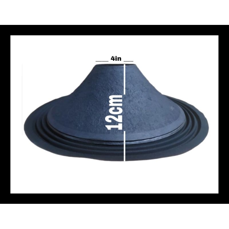 Kertas Daun Speaker 18in Kulit Jeruk Lubang 4in 3 Gelombang