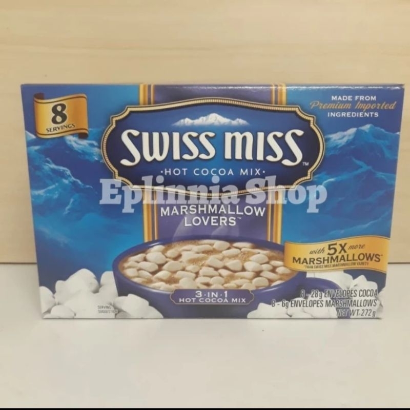 

Swiss Miss Hot Cocoa Mix Marshmallow Lovers 272 gr - Swissmiss