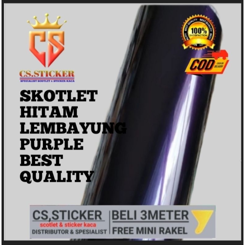 stiker skotlet hitam lembayung birusekotlet hitam lembayung ungu stiker hitam lembayungmerah,hitam l