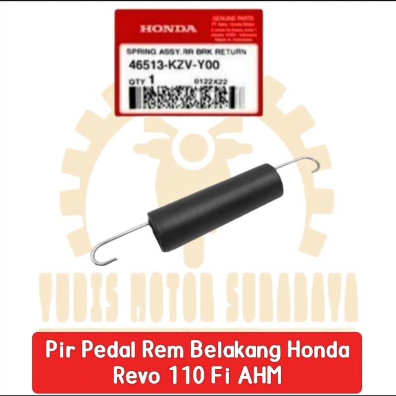 AHM 46513-KZV-Y00 Per pir pedal rem belakang Revo 110 Fi K03