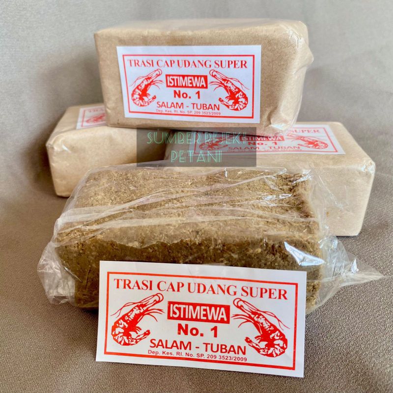 

Trasi Cap Udang Super Grade A+ Istimewa Salam Tuban Asli Terasi Belacan Kwalitas Terbaik