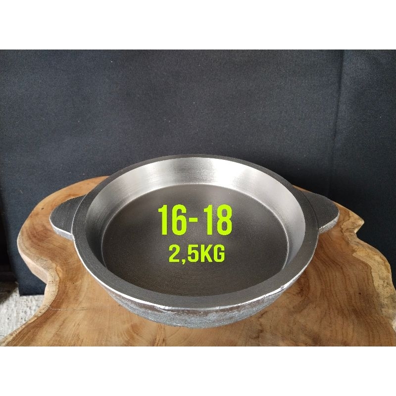 Loyang Martabak manis 16-18 Baja Murni anti lengket