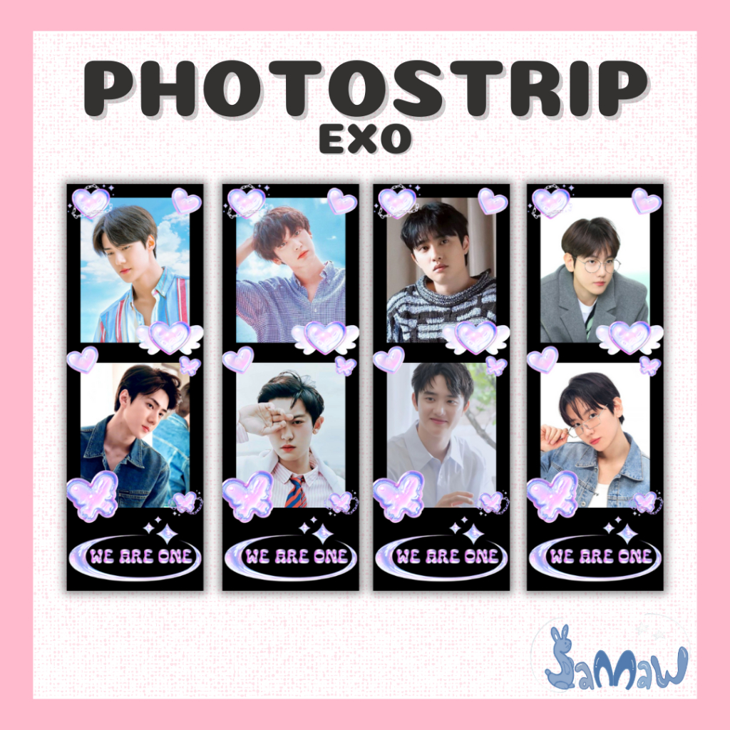 Photostrip EXO | Photostrip Custom | Photostrip KPop | Mini Photostrip