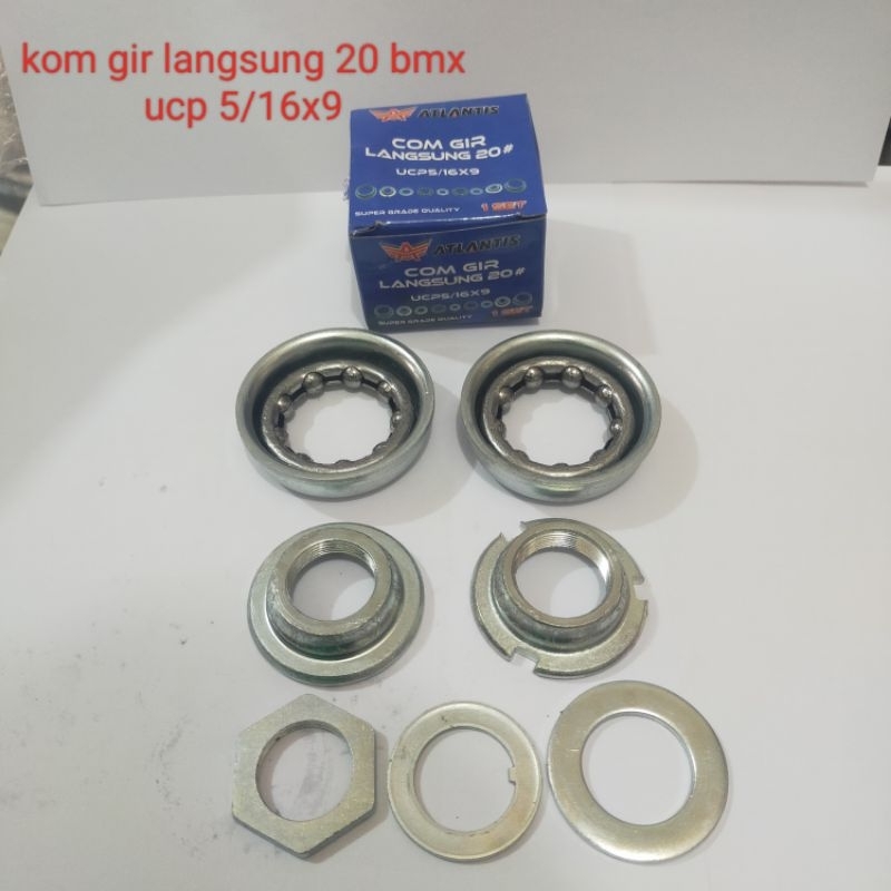 BB cup set Atlantis Kom gear langsung sepeda BMX 20 inch laher set,Kom gir tengah gowesan sepeda