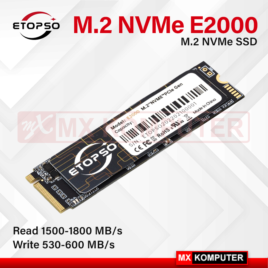 SSD ETOPSO M.2 NVME PCIE 128GB 256GB 512GB 1TB