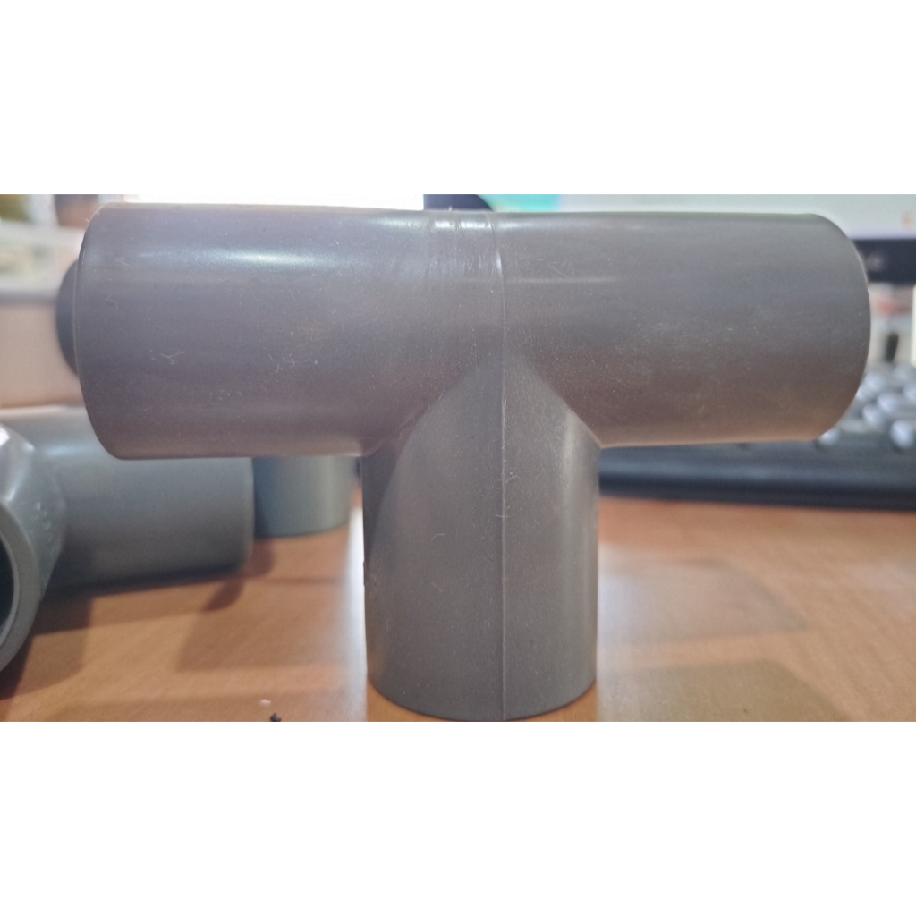 Tee Pipa Paralon PVC Sambungan Paralon 1 inch AW Cross