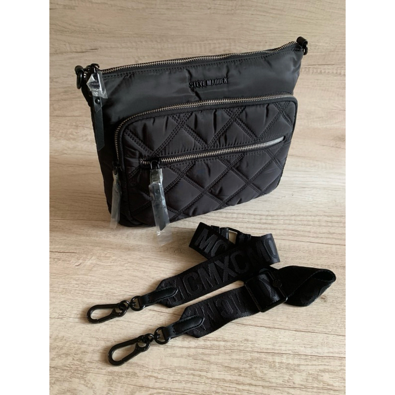 Steve Madden Bforrest Quilted Nylon Crossbody Bag