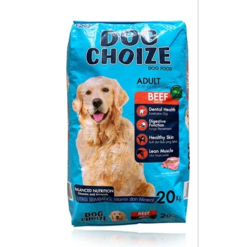 Dog Choize Beef 20kg Makanan Anjing Dog Food 20kg