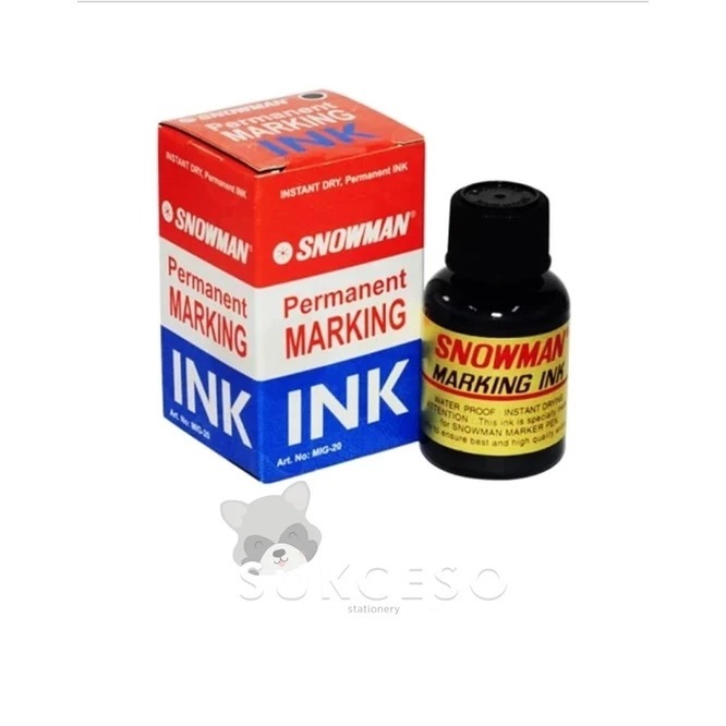 

Tinta REFILL spidol permanen snowman MIG-20