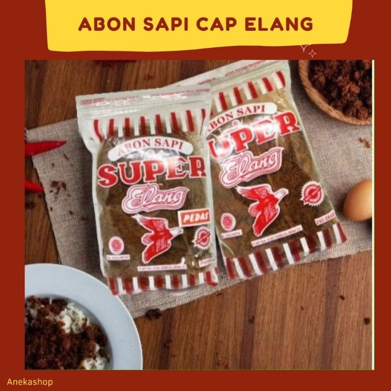 

abon sapi super cap elang asli boyolali 250gr