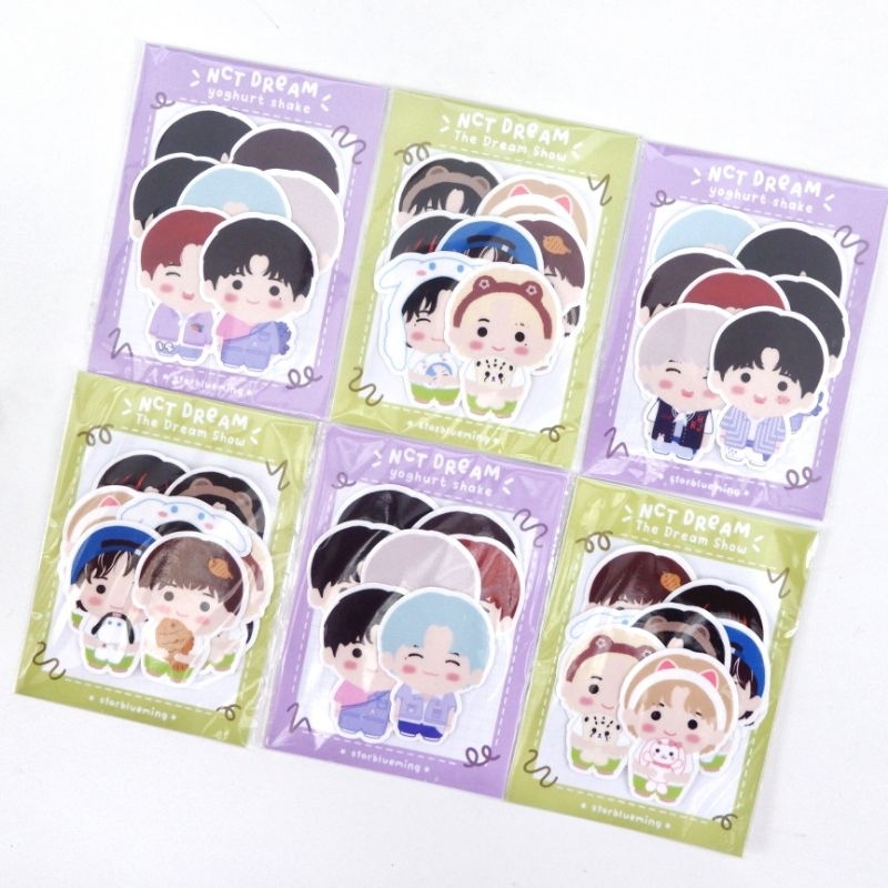 

NCT DREAM Fanmade Sticker Pack / Stiker Diecut by starblueming