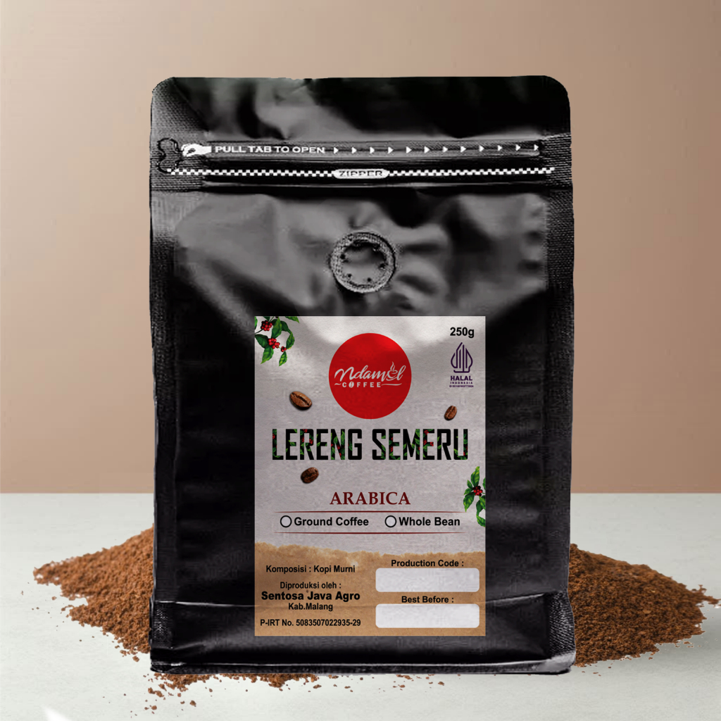 

Kopi Arabika Ground Coffee 250g Lereng Semeru