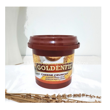 

GOLDENFIL Selai Keju Cheese Crunchy Spread Jam Goldenfil 500 gr Repack