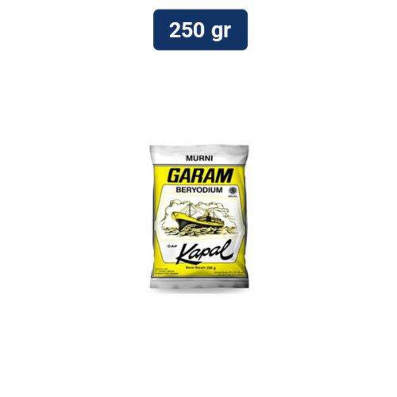 

Garam cap Kapal 250 Gram