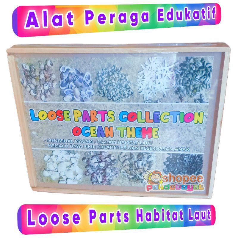 ALAT PERAGA EDUKATIF LOOSE PARTS HABITAT LAUT LOOSE PARTS TEMA LAUT LOOSE PARTS TEMA OCEAN