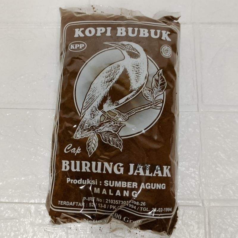 

Kopi bubuk Hitam Cap Jalak 200gram