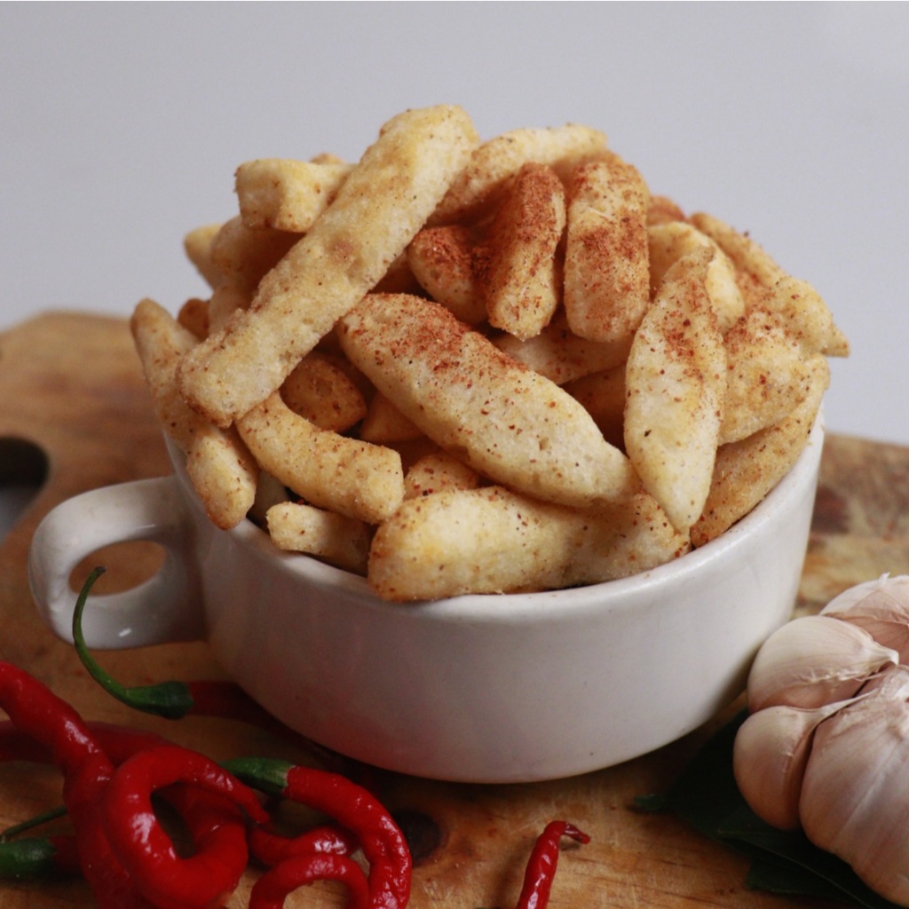 

Kemasan 100gr Basreng Stik Kering Pedas RASA BANDUNG