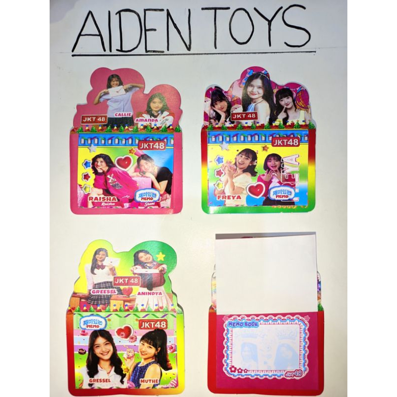 

memo jkt 48 ,isi 20 pcs
