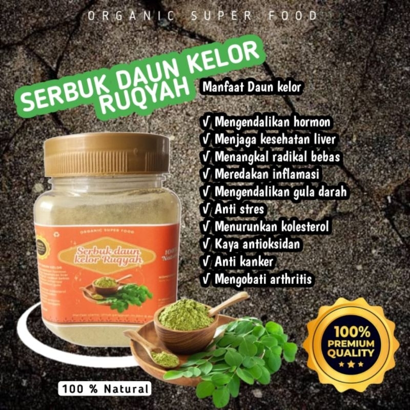 

Serbuk Daun Kelor Ruyah Organic Super Food