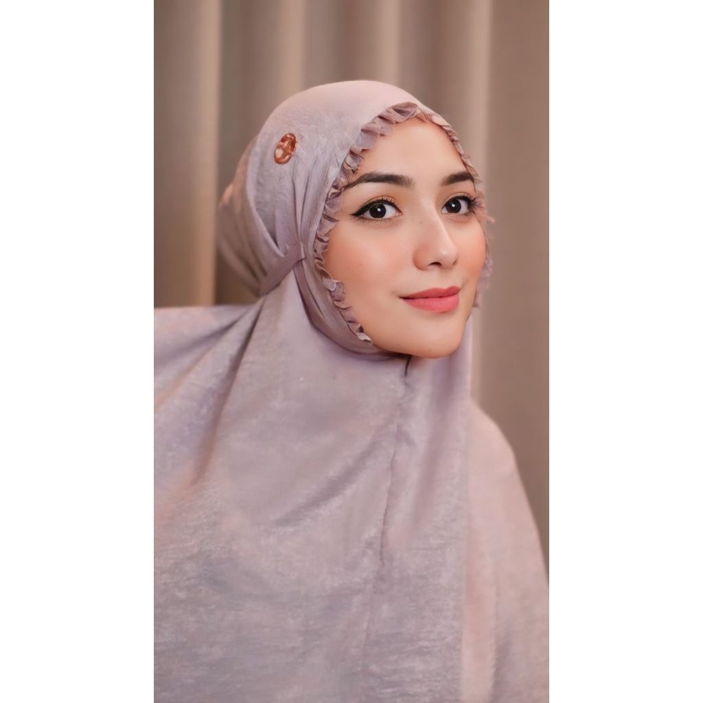 SATU SET MUKENAH SAJADAH DAN TAS / MUKENAH SYARI 2 IN 1 MUKENAH TRAVELING JUMBO KCB BAHAN JERSEY