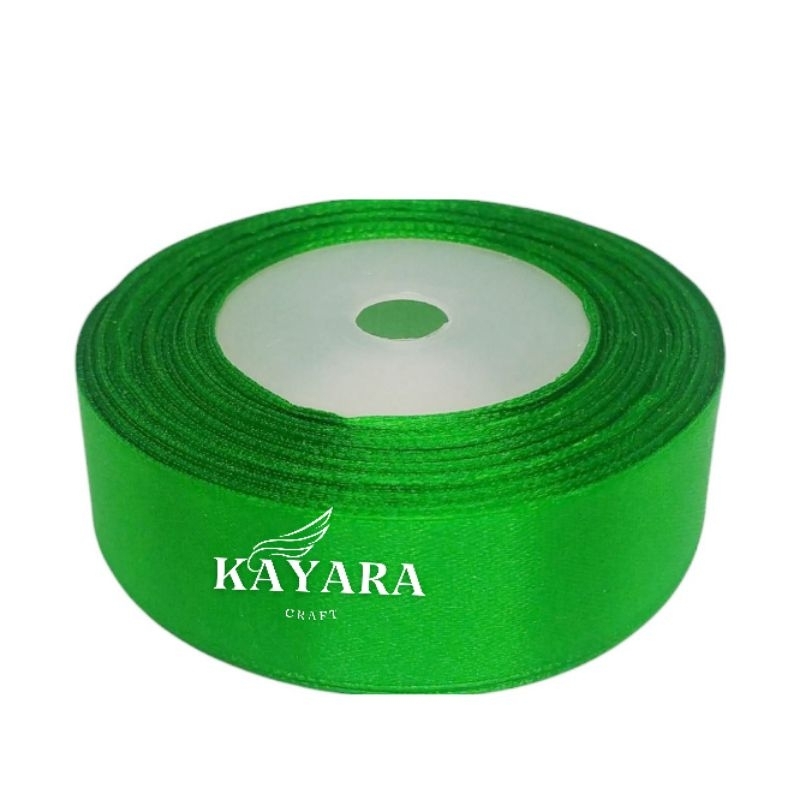 

Pita Satin Saten 2,5cm GREEN Per Rol
