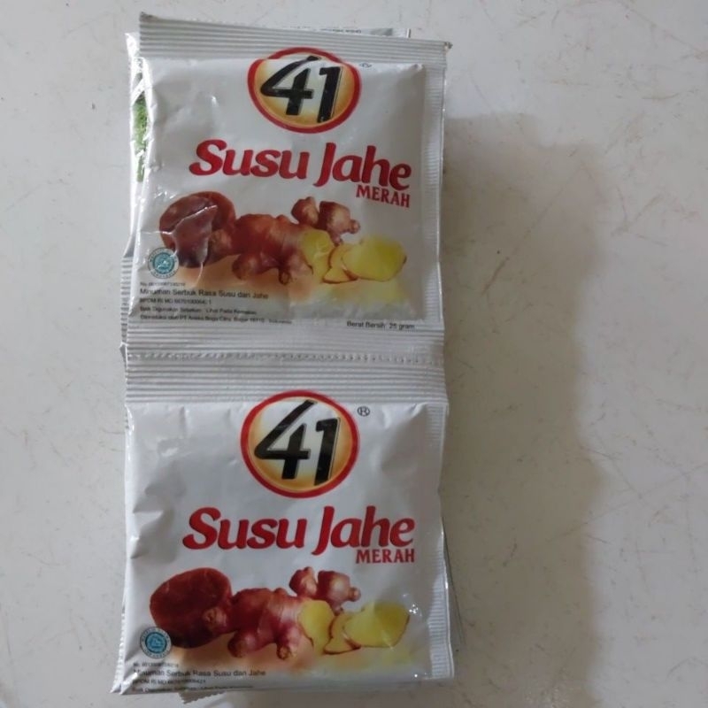 

Susu Jahe Merah 41 1 renceng isi 10 pcs