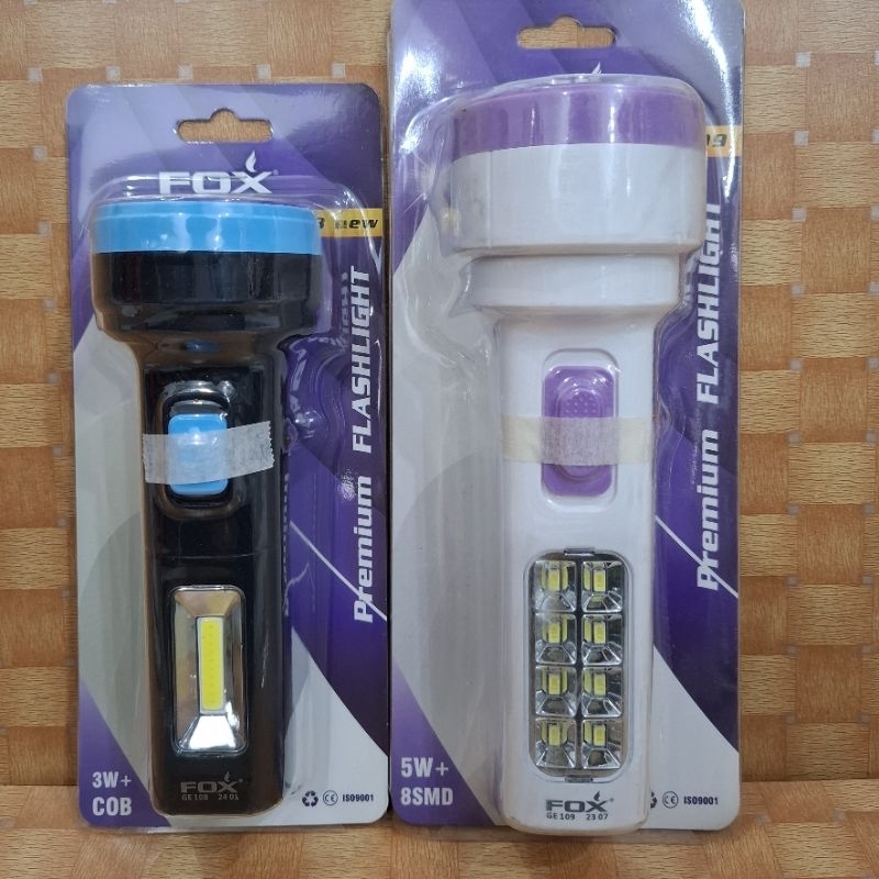 Senter charge camping handle Fox LED GE 108 New GE 109