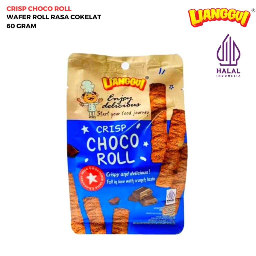 

[HALAL] LIANGGUI WAFER VIRAL CRISP ROLL 60 GR