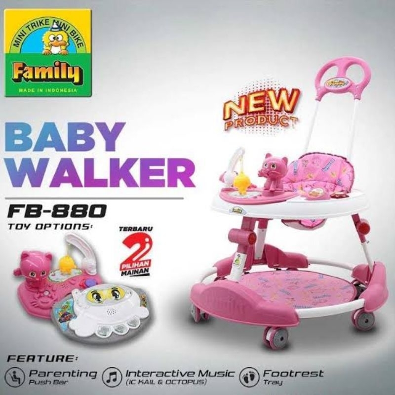 KERETA BAYI FAMILY/BABY WALKER FAMILY FB880