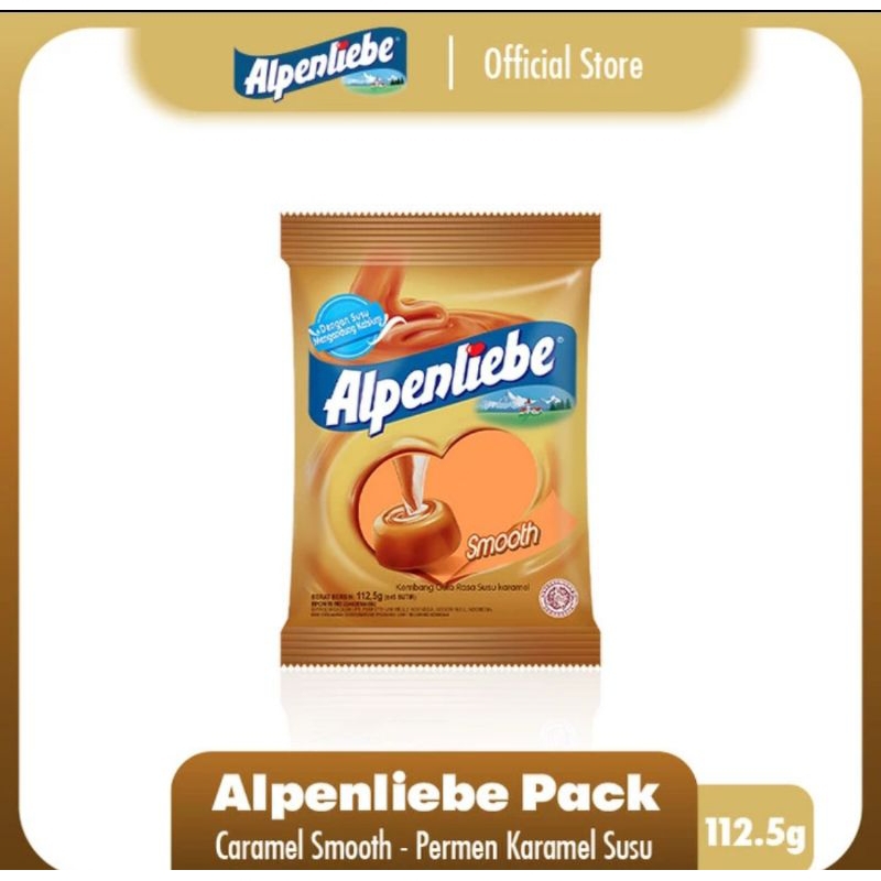 

1 pak permen alpenliebe caramel smooth