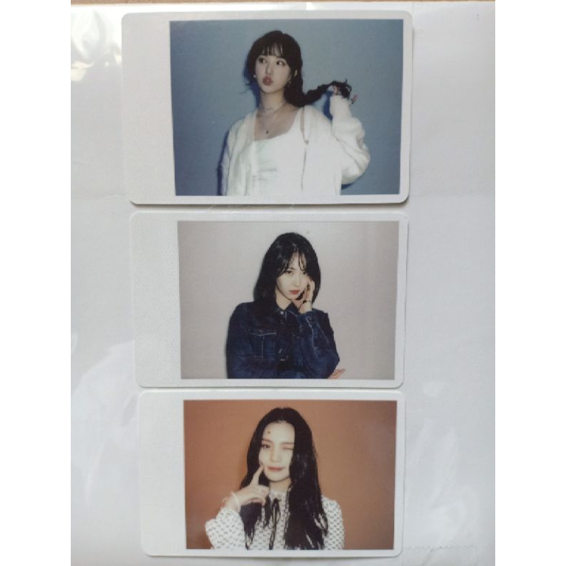 photocard polaroid viviz official sinb eunha