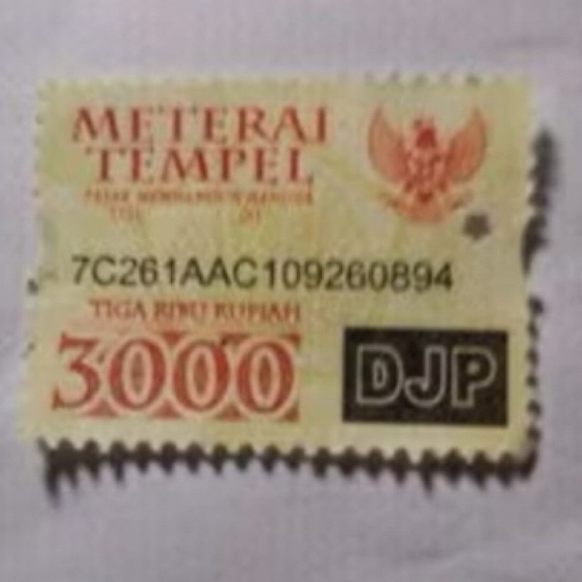 

MATERAI 3000 RUPIAH TAHUN 2009-2014