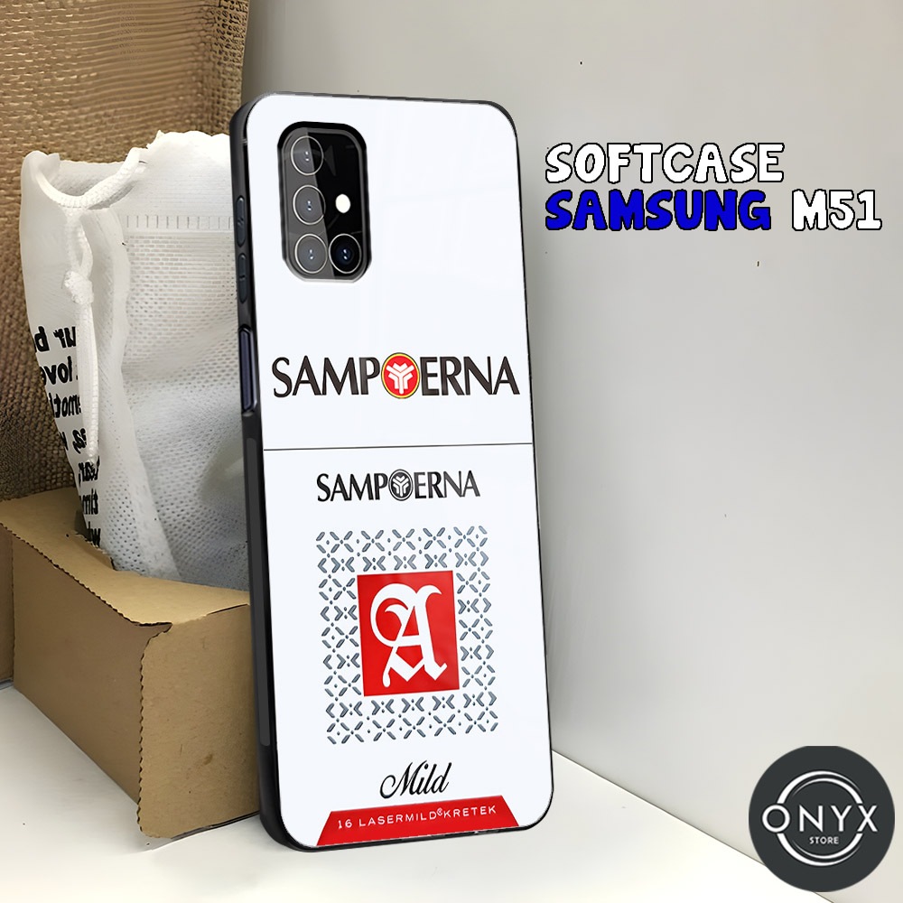[AA28] Softcase SAMSUNG M51 | Casing Glossy Kilau | ROKOK | Kesing Keren Lucu Aesthetic | Case Samsu