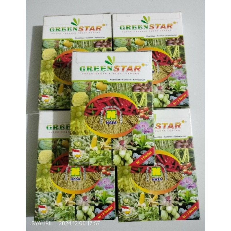 PUPUK GREENSTAR PRODUK PERTANIAN ORI NASA 100 GRAM