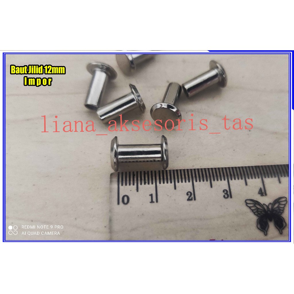 

Baut Jilid Buku 12mm - Baut Jilid Agenda 12mm Mur Minus - POPULER