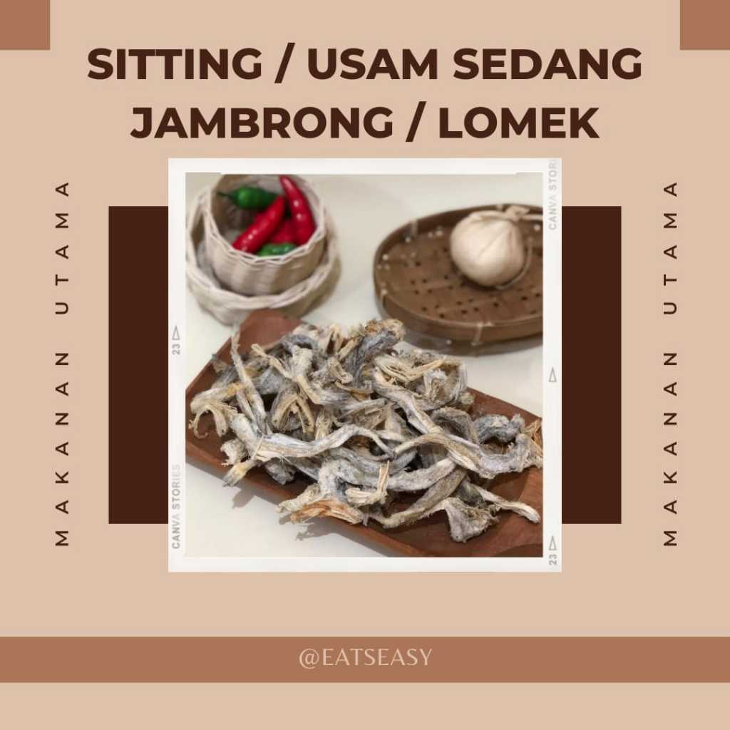 

IKAN ASIN Jambrong / sitting / usam sedang / lomek ukuran sedang 1 kg