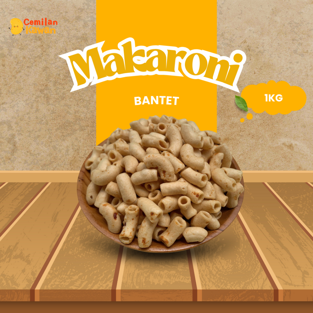 

Cemilan Kawan - Makaroni Bantet Gurih 1kg Snack Kiloan