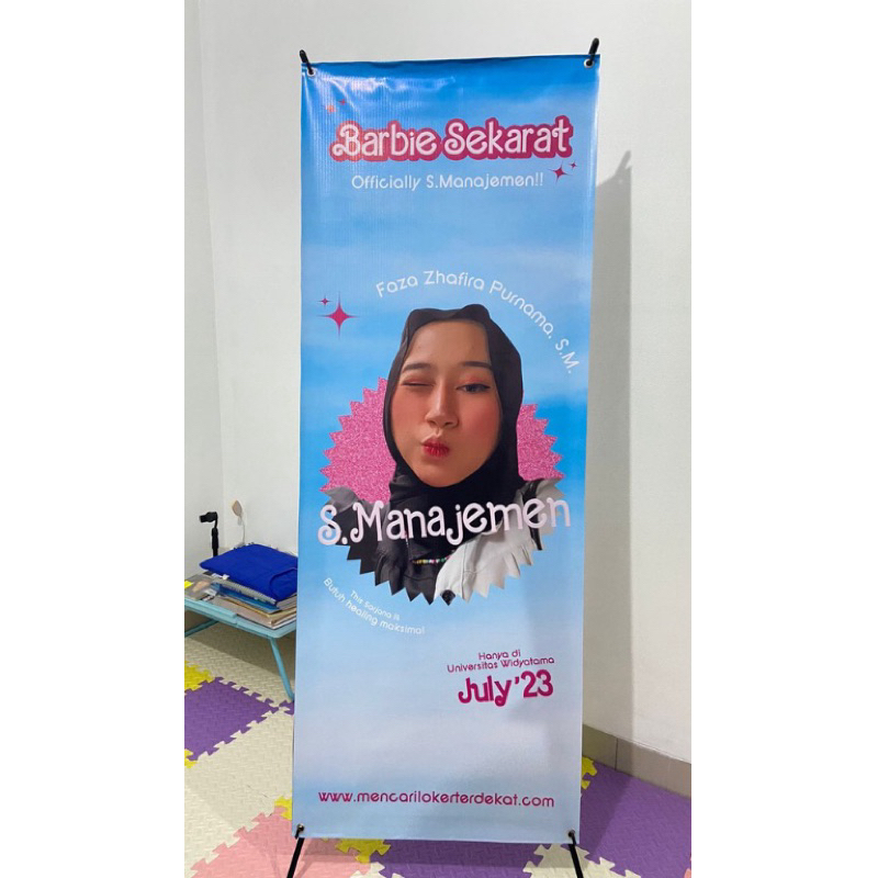 DESAIN BANNER WISUDA SIDANG SEMPRO MURAH