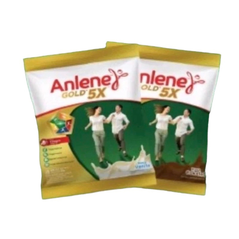 ANLENE GOLD 5x COKLAT ORIGINAL [1 RENCENG ISI 10 SACHET]