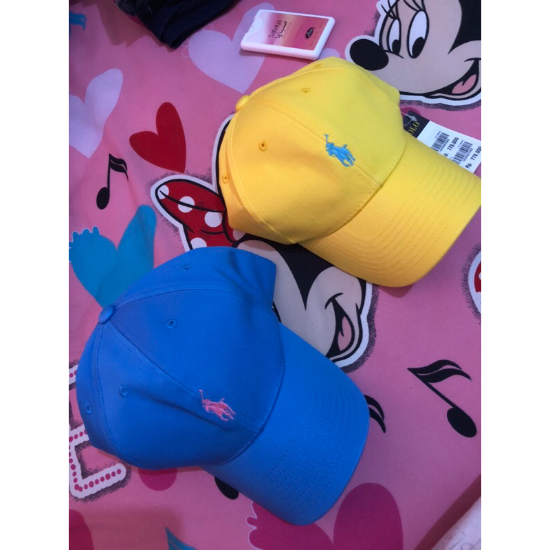 TOPI POLO ORIGINAL YELLOW AND BLUE